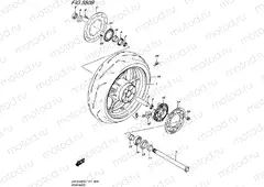 550B - REAR WHEEL (GSX-R1000RZL7 E21)