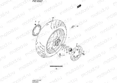 550C - REAR WHEEL (AN400AL5 E19)