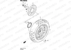 550G - REAR WHEEL (UH200AL5 P34)