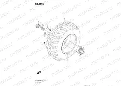 551G - RH REAR WHEEL (LT-A750XPZ:M0:P03)