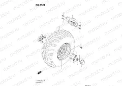 552B - LH REAR WHEEL (LT-A750XPZM1 P17)