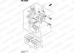 555B - REAR CALIPER (GSX-R1000AL6 E21)