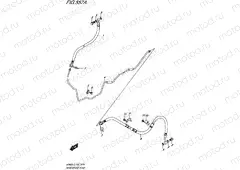 557A - REAR BRAKE HOSE (AN400L5 E19)