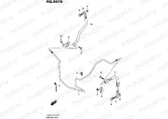 557D - REAR BRAKE HOSE (UH200L5 P53)