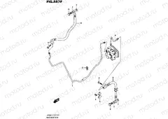 557F - REAR BRAKE HOSE (UH200AL5 P19)