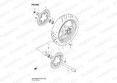 55A - FRONT WHEEL (MODEL L0)