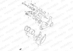 55A - REAR CALIPER (MODEL X/Y/K1)
