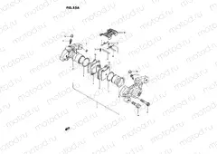 55A - REAR CALIPERS (MODEL P/R)