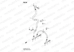 56 - FRONT BRAKE HOSE (GSR600K6/UK6/K7/UK7/K8/UK8/K9/UK9/L0/UL0)