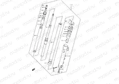 56 - FRONT DAMPER (GSF1200K1/K2/K3/K4/ZK4/K5/ZK5)