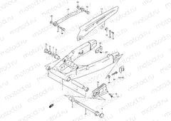 56 - REAR SWINGING ARM (GSF1200ST/SV/SW/SX/SY)