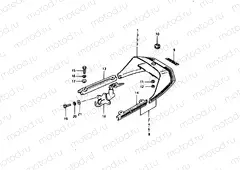 56 - SEAT TAIL COVER (GSX1100X, EX)