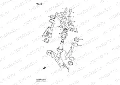 56 - STEERING STEM (GS500HK7/HUK7/HK8)