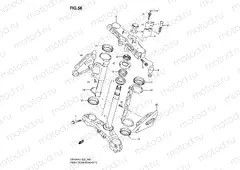 56 - STEERING STEM (GSF650K7/UK7/AK7/UAK7/K8/UK8/AK8/UAK8)