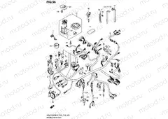 56 - WIRING HARNESS (GSX1300RAL3 E33)