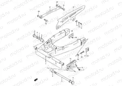 56A - REAR SWINGING ARM (GSF1200SAV/SAW/SAX/SAY)