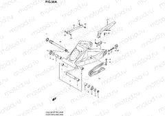 56A - REAR SWINGINGARM (MODEL K3)