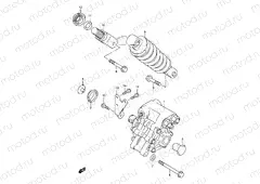 57 - REAR DAMPER