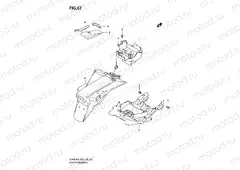 57 - REAR FENDER (SV650A/SA)