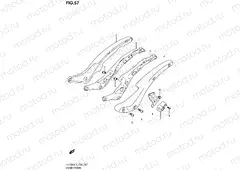 57 - REAR FRAME (VL1500L3 E02)