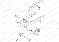 57 - REAR SWINGING ARM (MODEL P/R/S)
