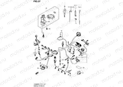 57 - WIRING HARNESS (GSX650FUAL2 E21)