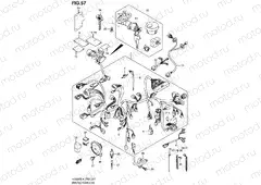 57 - WIRING HARNESS (VL800BUEL4 E19)