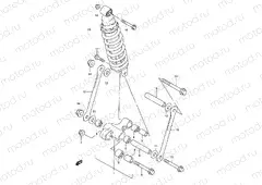 57A - REAR CUSHION LEVER (GSF1200SAV)