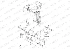 57A - REAR CUSHION LEVER (MODEL V)