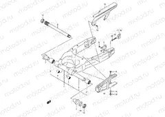 57A - REAR SWINGING ARM (MODEL K5)