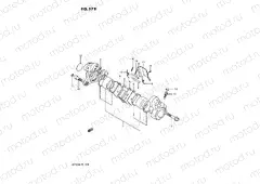 57B - FRONT CALIPER (MODEL J/K/L/M)