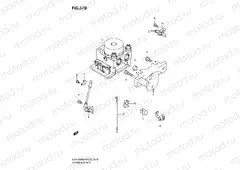 57B - HYDRAULIC UNIT (GSX1300BKAK8/AU2K8/AK9/AUFK9/AL0/AUFL0)