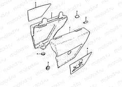 58 - FRAME COVER (MODEL N : ~F.NO. 107281)
