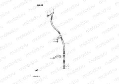 58 - FRONT BRAKE HOSE (MODEL F/G/H)