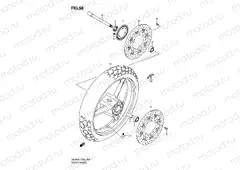 58 - FRONT WHEEL (DL650AK7/AK8/AK9/AL0/AUEL0)