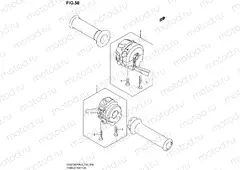 58 - HANDLE SWITCH (GSX1300RAL3 E19)