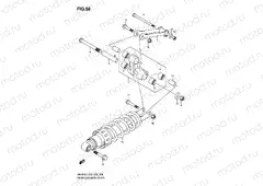 58 - REAR CUSHION LEVER