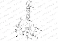 58 - REAR CUSHION LEVER