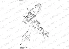 58 - REAR FENDER (GSX-R1000L2 E21)