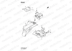 58 - REAR FENDER (WITH ABS)