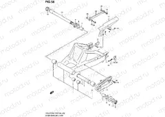 58 - REAR SWINGING ARM (MODEL Y/K1)