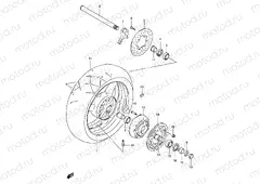 58 - REAR WHEEL (MODEL T/V)