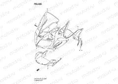 58A - COWLING BODY (SV650S/SAK9)