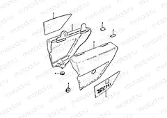 59 - FRAME COVER (MODEL N : F.NO. 107282~)