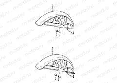 59 - FRONT FENDER (E15, E17, E26)
