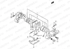 59 - REAR CALIPER (GSF1200T/V/W/X/Y/ST/SV/SW/SX/SY)