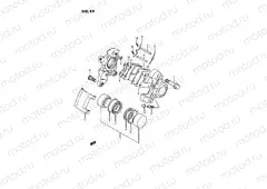 59 - REAR CALIPER (MODEL H/J/K/L/M/N)