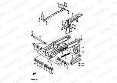59 - REAR SWINGING ARM (E15,E16,E17,E18,E22,E24)