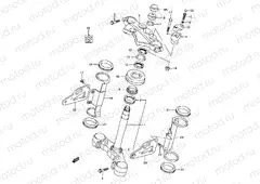 59 - STEERING STEM (SV650K3/UK3/K4/UK4/K5/UK5/K6/UK6/K7/UK7/AK7/UAK7)