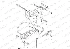 59A - REAR CUSHION LEVER (MODEL Y)